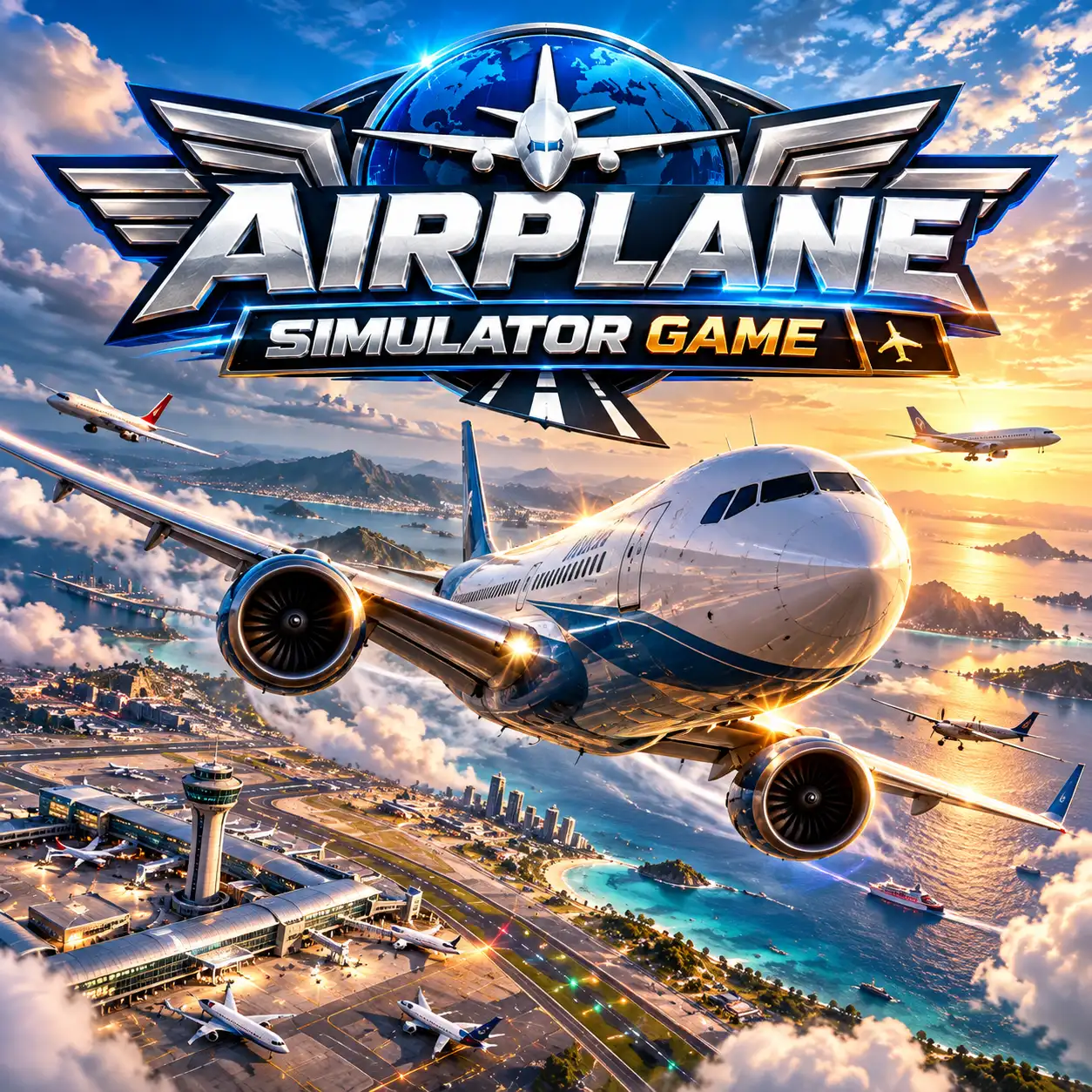 Airplane Simulator Game