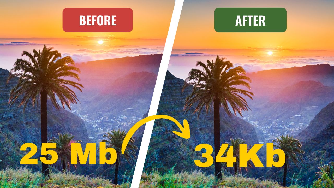 Illustration of image compression